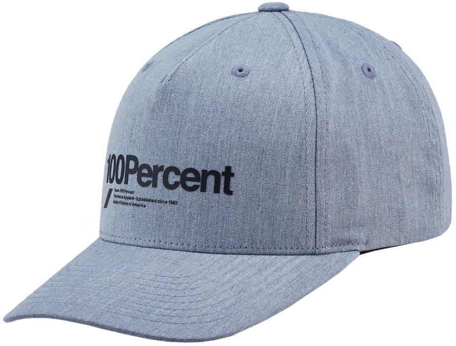 100% Manifesto Snapback Hat (HEATHER CHARCOAL)