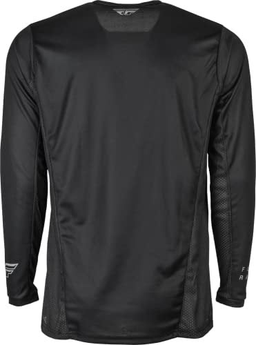 Fly Racing Youth Radium Jersey (Black/Grey, Youth Medium)