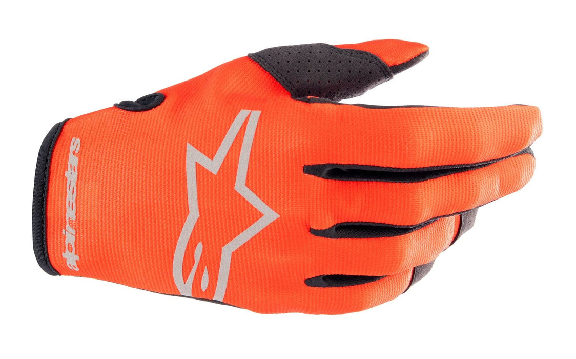 Alpinestars 3561823-411-S: Radar Gloves Hot Orange/Black Sm