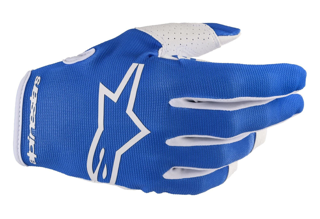 Alpinestars 3541823-7262-L: Youth & Kids Radar Gloves Ucla Blue/White Lg