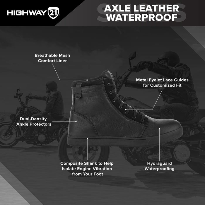 HIGHWAY 21 AXLE Leather Waterproof Shoe