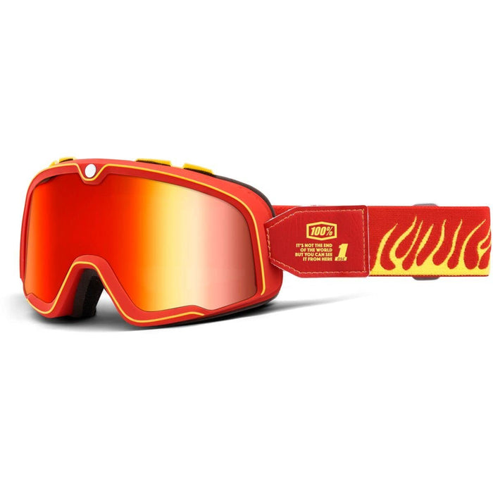 100% BARSTOW Premium Protective Sport Goggles with Minimal Frame