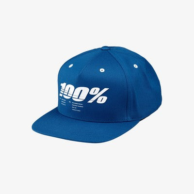 100% Drive Youth Snapback Hat Blue