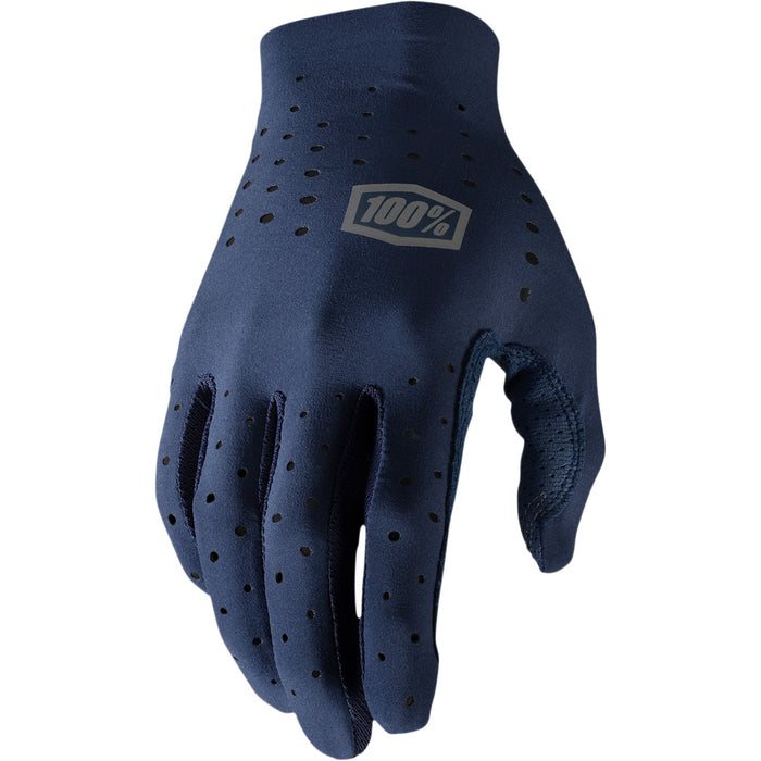 100% Sling Mountain Biking Gloves Navy Small