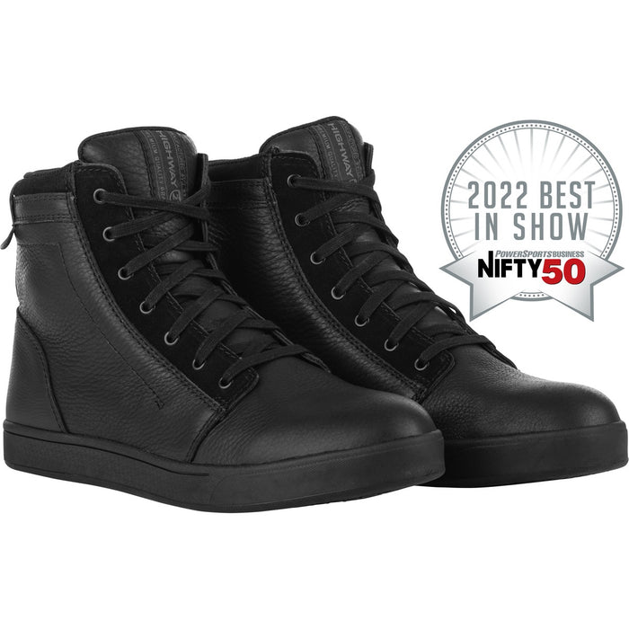 Highway 21 Axle Leather Waterproof Shoes Black/black Sz 09