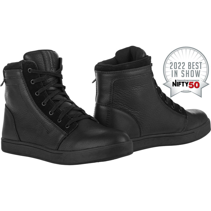 Highway 21 Axle Leather Waterproof Shoes Black/black Sz 09