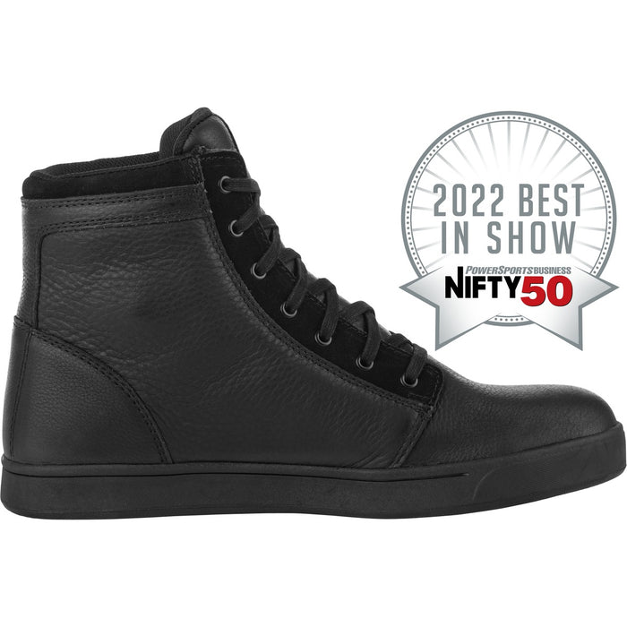 Highway 21 Axle Leather Waterproof Shoes Black/black Sz 09