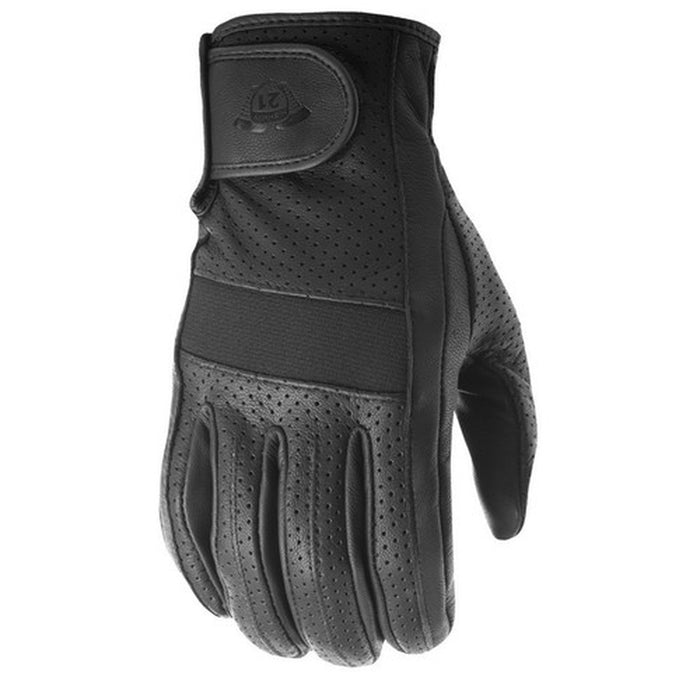Highway 21 Jab Perforated Gloves Black