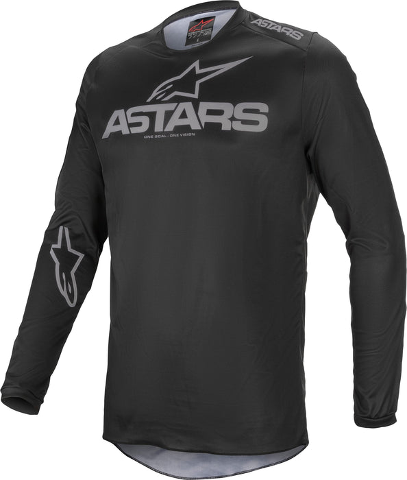 Alpinestars Fluid Graphite Jersey Black/Dark Gray Xl (3762321-111-XL)