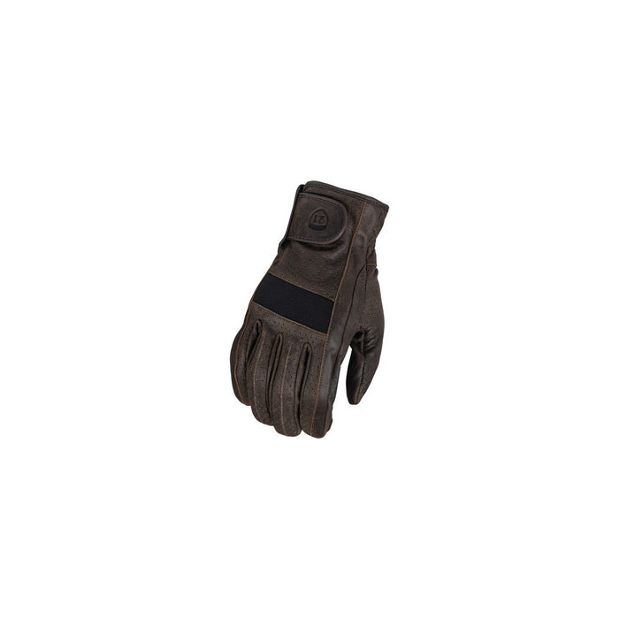 Highway 21 Jab Full Perforated Leather Motorcycle Gloves