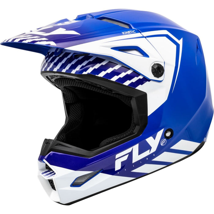 Fly Racing Kinetic Menace Helmet Blue/White Large