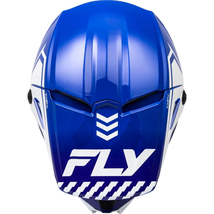 Fly Racing Kinetic Menace Helmet Blue/White Large