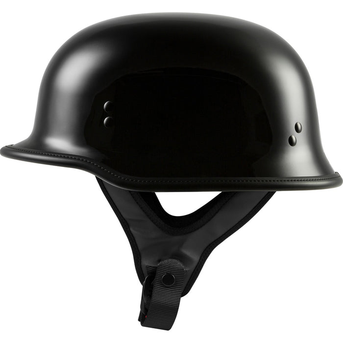 Highway 21 9mm German Beanie Helmet Gloss Black LG