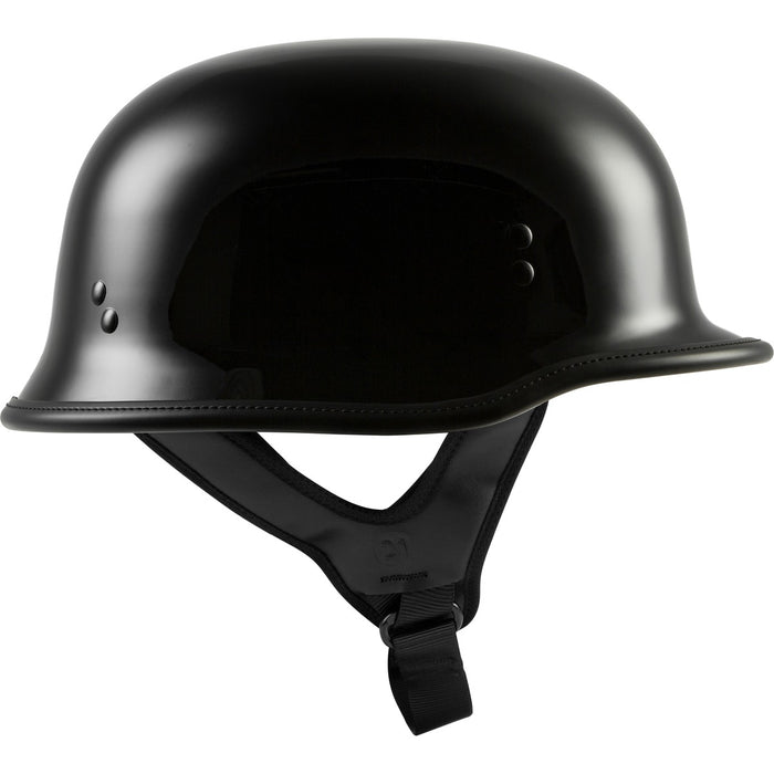 Highway 21 9mm German Beanie Helmet Gloss Black LG