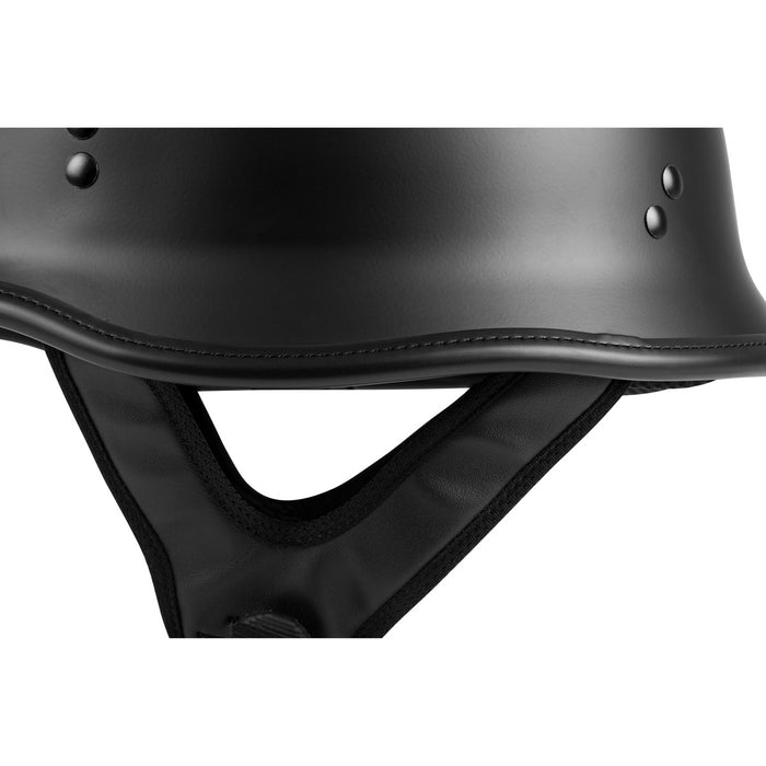 Highway 21 9mm German Beanie Helmet Matte Black SM