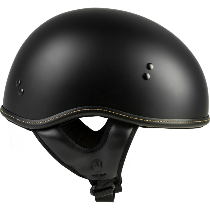 Highway 21 .357 Solid Half Helmet Matte Black XL
