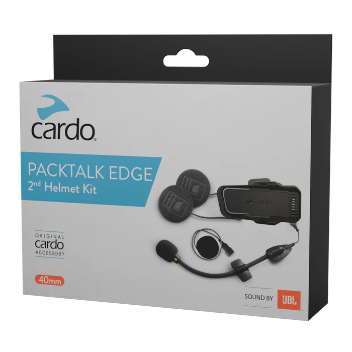 CARDO PACKTALK PRO/EDGE 2ND HELMET KIT WITH SOUND BY JBL