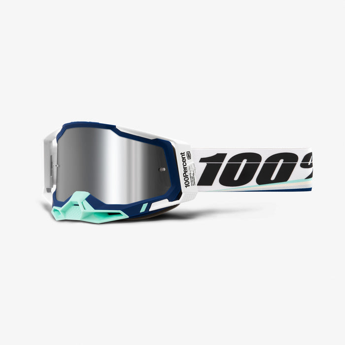 100% Racecraft 2 Arsham Goggles Mirror Silver Flash Lens