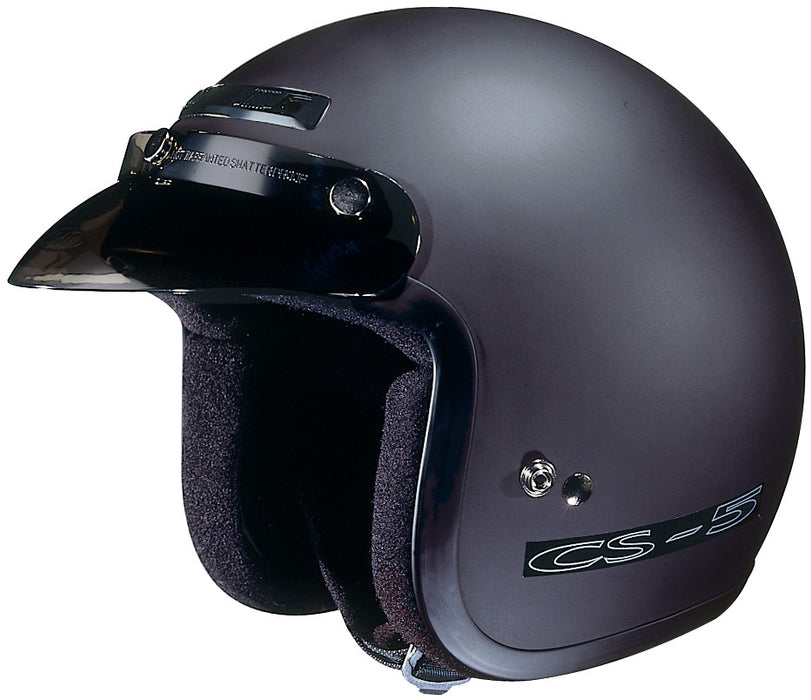 HJC CS-5N Open Face Motorcycle Helmet - Flat Black