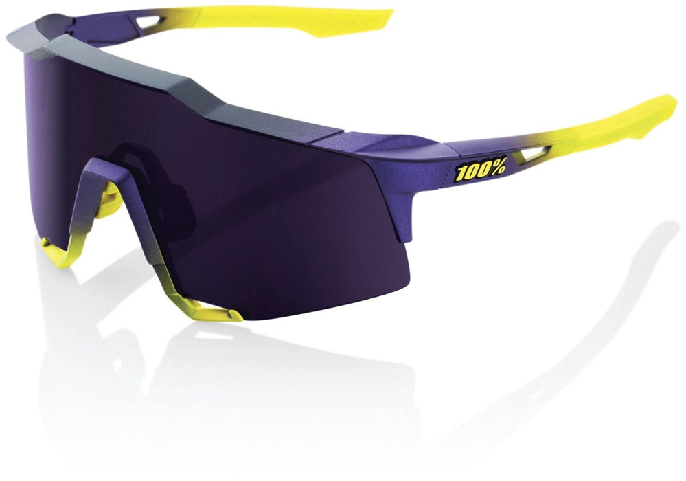 100% SPEEDCRAFT Sport Performance Cycling Sunglasses with HD Interchangeable Lens in Lightweight TR90 Frame