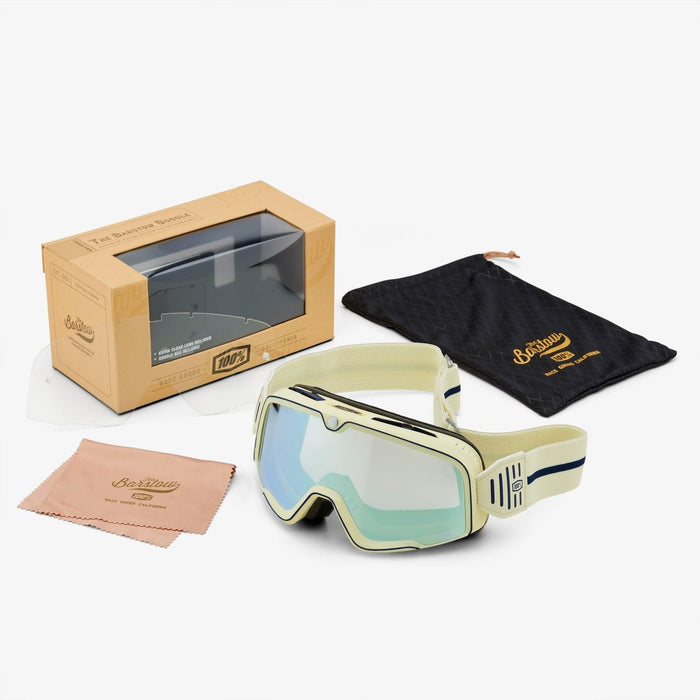 100% BARSTOW Premium Protective Sport Goggles with Minimal Frame