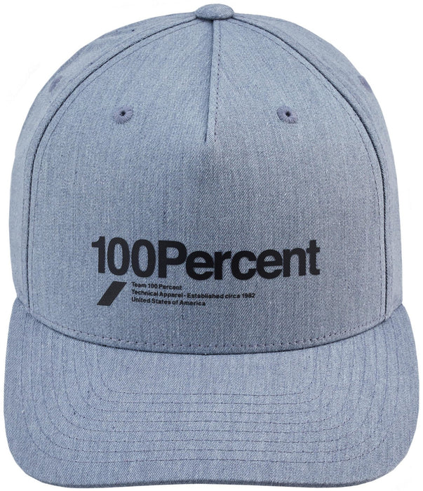 100% Manifesto Snapback Hat (HEATHER CHARCOAL)