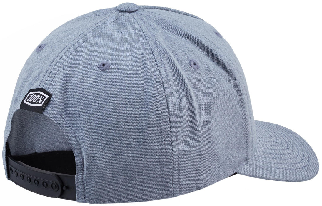 100% Manifesto Snapback Hat (HEATHER CHARCOAL)