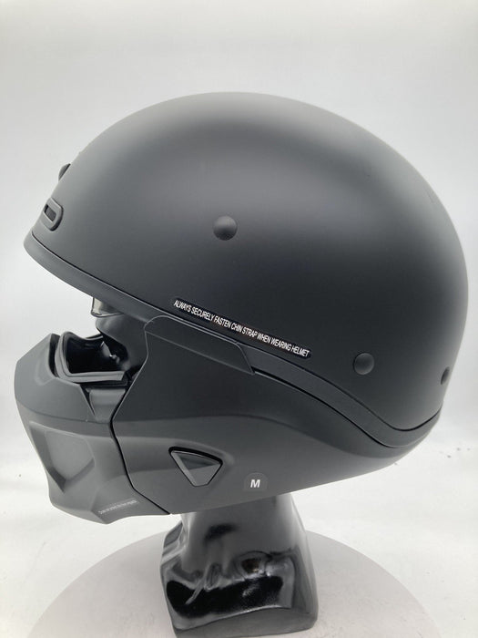 Scorpion Exo Covert-X Matte Black Open Face Helmet Motorcycle Size M
