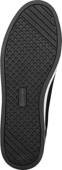 Highway 21 Axle Moto Shoes with Reinforced Toe & Heel, Black/White