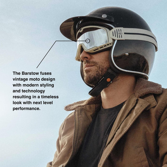 100% BARSTOW Premium Protective Sport Goggles with Minimal Frame