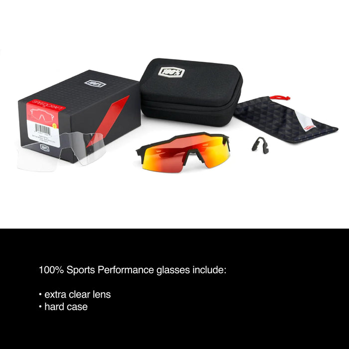 100% S2 Sport Performance Cycling Sunglasses Premium Vented Baseball Road Bike & Triathlon Eyewear with Interchangeable Lens