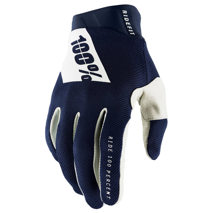 100% RIDEFIT Motocross Gloves - MX Dirt Bike & Powersport Riding Gear for Men