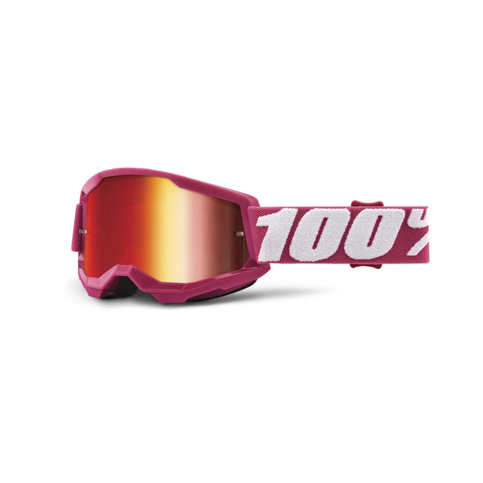 100% Strata 2 Junior Motocross & Mountain Biking Goggles - MX, MTB, Dirt Bike, Power Sport Protective Eyewear