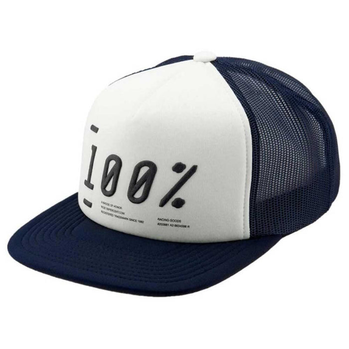 100% Transfer Tucker Hat Navy OSFM Blue Navy