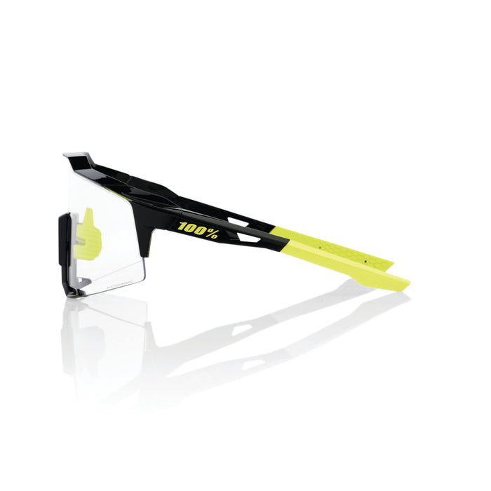 100% SPEEDCRAFT Sport Performance Cycling Sunglasses with HD Interchangeable Lens in Lightweight TR90 Frame