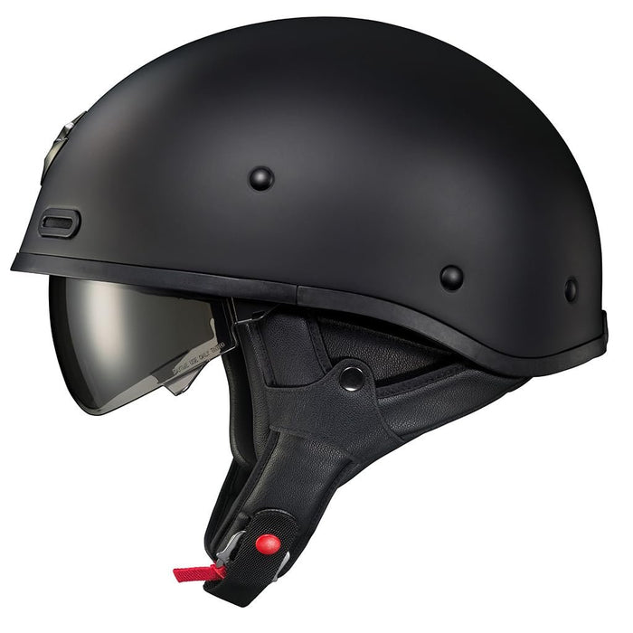 ScorpionEXO Covert X Open Face Half Shell 3/4 Mode Motorcycle Helmet Comm Ready Speaker Pockets DOT