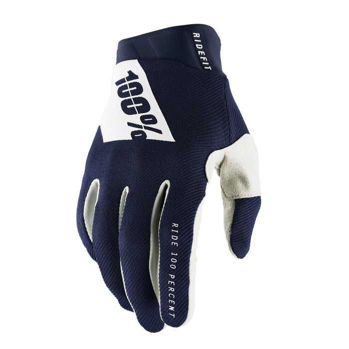100% RIDEFIT Motocross Gloves - MX Dirt Bike & Powersport Riding Gear for Men